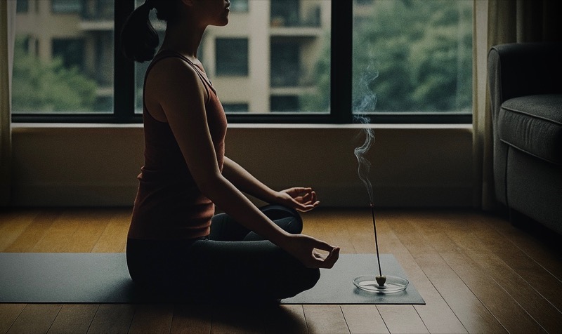 瞑想とお香のある暮らし